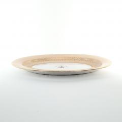 Large Flight Barr Barr Regency English Armorial Platter circa 1810 - 3606441