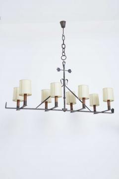 Large Forged Iron Ceiling Light - 4023345