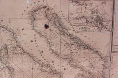 Large Framed Map of the Mediterranean - 4515006