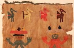 Large Framed Pre Columbian Embroidered Textile from Chimu Culture - 4288860