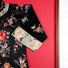 Large Framed Stunning Antique Chinese Embroidered Robe Qing Dynasty - 4407568