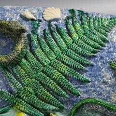 Large Francois Maurice French Palissy Majolica Platter - 4095217