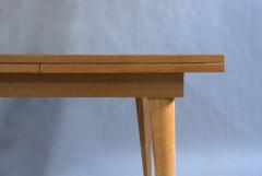 Large French 1950s Dining Table with Two Pull Out End Leaves - 413220