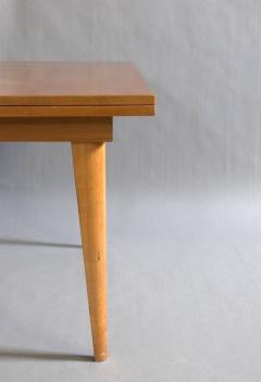 Large French 1950s Dining Table with Two Pull Out End Leaves - 413222