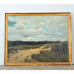 Large French 19th Century Landscape Painting in Gilt Frame - 4811927