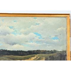 Large French 19th Century Landscape Painting in Gilt Frame - 4811974
