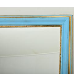 Large French 19th Century Mirror with Recent Blue Paint - 4415599