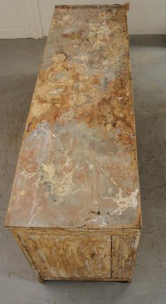 Large French 19th Century Painted Shop Counter - 1552779