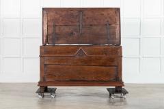 Large French 19thC Fruitwood Coffer - 3939931