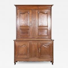 Large French 19thC Oak Buffet Deux Corps - 3033839