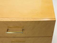 Large French Art deco commode sycamore and brass handles 1940s - 1860235