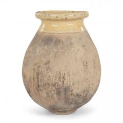 Large French Biot Jar with Yellow Glazed Rim - 4475719