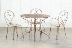 Large French Bistro Table Chairs Patio Set - 3686086