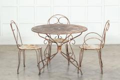 Large French Bistro Table Chairs Patio Set - 3686090