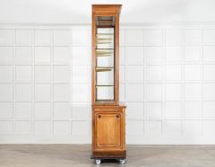 Large French Cherrywood Pharmacy Display Cabinet - 4406265