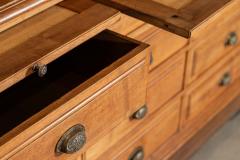 Large French Cherrywood Pharmacy Display Cabinet - 4406267