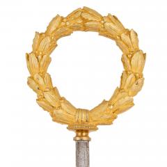 Large French Empire Style Gilt Bronze Bouillotte Lamp - 4613664
