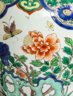 Large French Gilt Bronze Ormolu Mounted Chinese Famille Verte Porcelain Vase - 808166