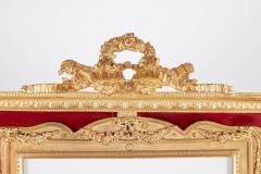 Large French Gilt Bronze Ormolu and Red Guilloche Enamel Picture Photo Frame - 595584