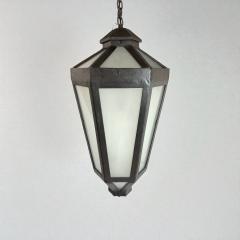 Large French Hexagonal Iron Lantern - 4455882