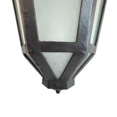 Large French Hexagonal Iron Lantern - 4455885
