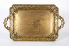 Large French Japonisme Bronze Two Handle Tray 19th Century Badham Pile Co - 610548
