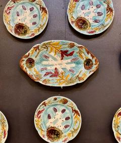 Large French Majolica Asparagus Platter 19th Century - 2160210