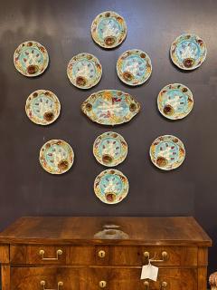 Large French Majolica Asparagus Platter 19th Century - 2160212