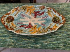 Large French Majolica Asparagus Platter 19th Century - 2160213