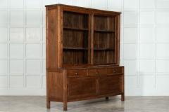 Large French Oak Glazed Haberdashery Shop Cabinet - 3128582
