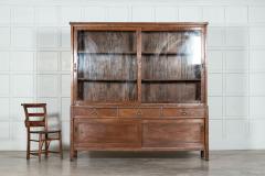 Large French Oak Glazed Haberdashery Shop Cabinet - 3128583