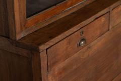 Large French Oak Glazed Haberdashery Shop Cabinet - 3128589