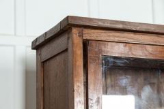 Large French Oak Glazed Haberdashery Shop Cabinet - 3128590