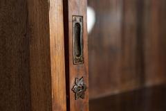 Large French Oak Glazed Haberdashery Shop Cabinet - 3128591