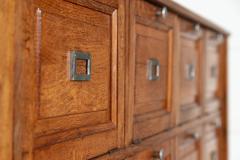 Large French Oak Haberdashery Drawers Cabinet Console - 3528700