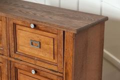 Large French Oak Haberdashery Drawers Cabinet Console - 3528703