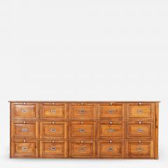 Large French Oak Haberdashery Drawers Cabinet Console - 3531139
