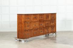 Large French Oak Haberdashery Drawers Cabinet Console - 3528756