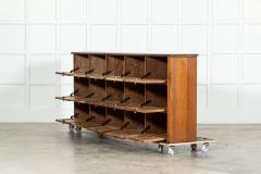 Large French Oak Haberdashery Drawers Cabinet Console - 3528761