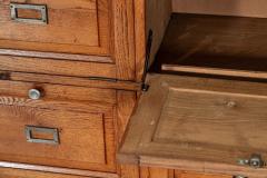 Large French Oak Haberdashery Drawers Cabinet Console - 3542530