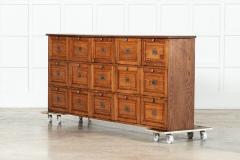 Large French Oak Haberdashery Drawers Cabinet Console - 3542537
