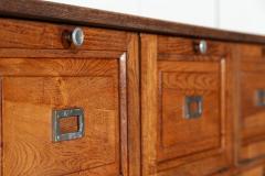 Large French Oak Haberdashery Drawers Cabinet Console - 3542539
