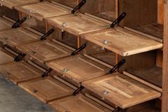 Large French Oak Haberdashery Drawers Cabinet Console - 3542543