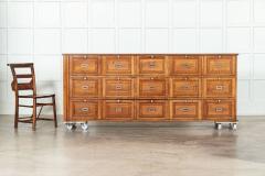 Large French Oak Haberdashery Drawers Cabinet Console - 3542549