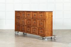 Large French Oak Haberdashery Drawers Cabinet Console - 3542550