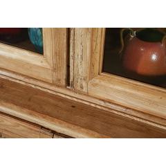 Large French Pine Cabinet Bookcase - 2072879