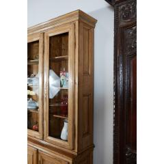 Large French Pine Cabinet Bookcase - 2072881