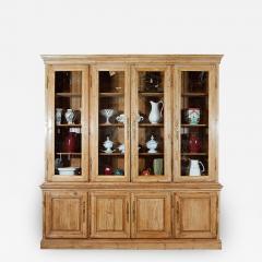 Large French Pine Cabinet Bookcase - 2074774