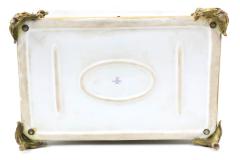 Large French Sevres Style Porcelain Ormolu Mounted Casket Box 19th Century - 4552531