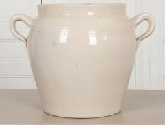 Large French Vintage Glazed Earthenware Crock - 1517853